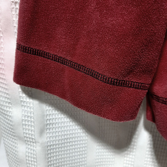 OSCAR de la RENTA WOMENS XL RED POLYESTER LONG SLEEVE‎  FLEECE - Picture 6 of 9